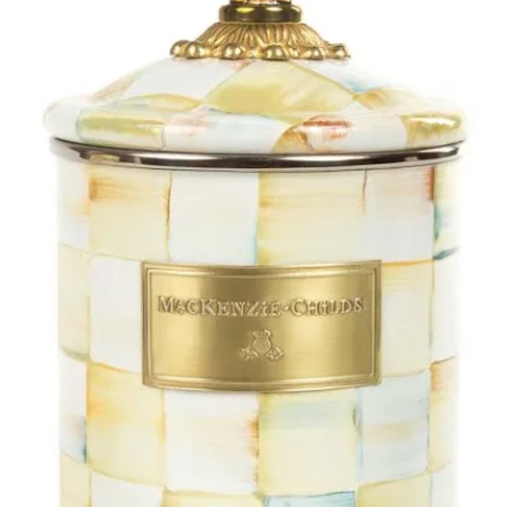 COPY - MacKenzie-Childs Checkered Canister